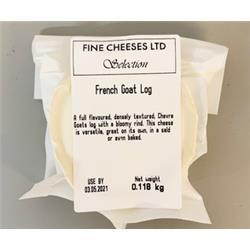 Cheese French Goat Log