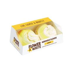 Flower & White Lemon Drizzle meringue Clouds