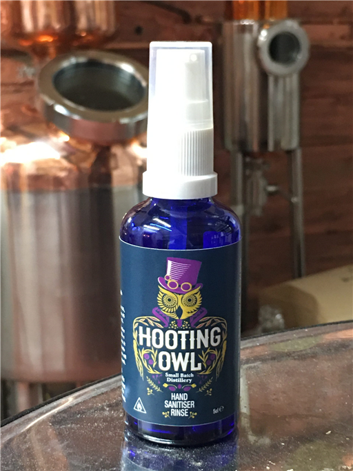 Hand Sanitiser Hooting Owl
