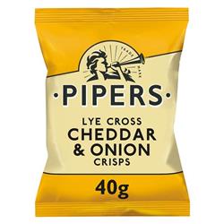 Pipers Crisps Cheddar & Onion