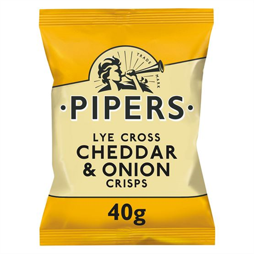 Pipers Crisps Cheddar & Onion