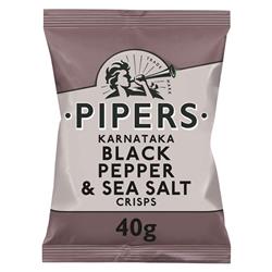 Pipers Crisps Black pepper & Sea Salt