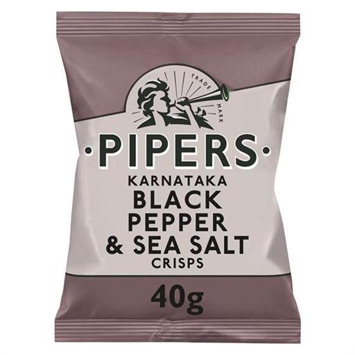 Pipers Crisps Black pepper & Sea Salt