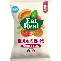 Eat Real Hummus Chips Tomato & Basil