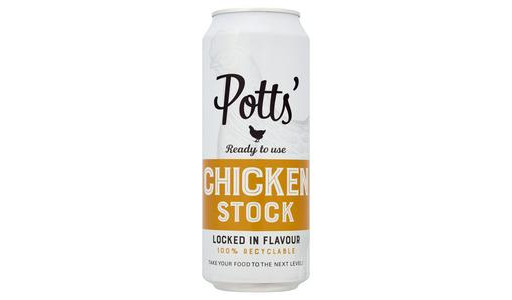 Potts Chicken Stock Can