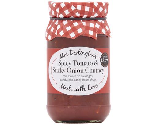 Mrs Darlington's Spicy Tomato & Sticky Onion Chutney