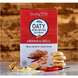 Grandma Wilds Oaty Mini Bites Cheddar &  cHILLI