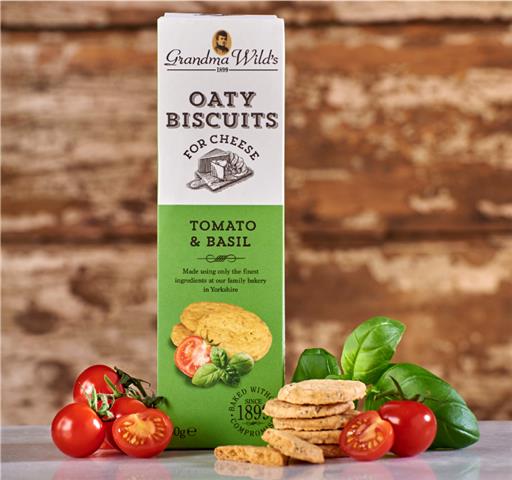 Grandma Wilds Tomato & Basil Oaty Biscuits
