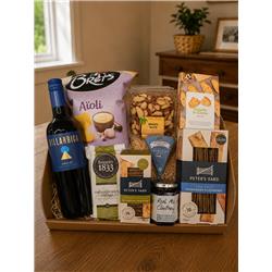 The Connoisseur's Cheese & Red Wine Hamper