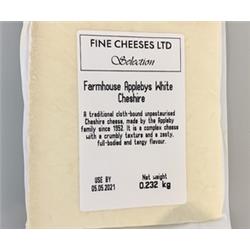 Cheese Farmhouse Applebys White Cheshire