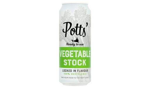 Potts Vegetable Stock Can