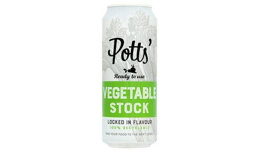 Potts Vegetable Stock Can