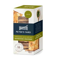 Peters Yard Oregano & Olive Oil Sourdough Crackers