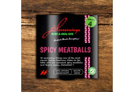 JD Seasonings Spicy Meatballs