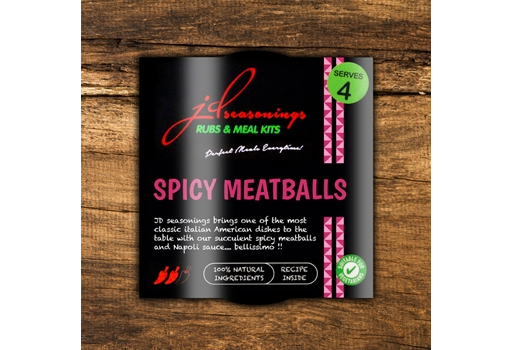 JD Seasonings Spicy Meatballs