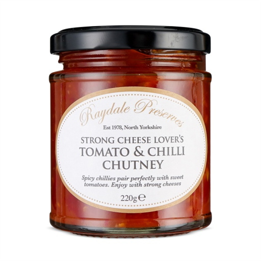 Raydale Strong Cheese Lovers Tomato & Chilli Chutney