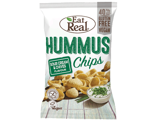 Eat Real Hummus Chips Sour Cream & Chives