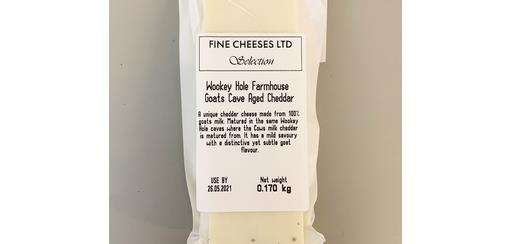 Cheese Wookey Hole Goats Cheese