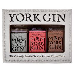 York Gin Triple Mini Gift Set : Taste Of York