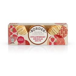 Border Strawberry Drizzle Melt Biscuits