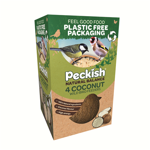 Peckish 4 Coconut Bird Feeders