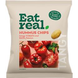 Eat Real Hummus Chips Tomato & Basil