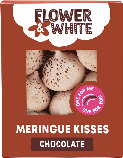 Flower & White Chocolate Meringue Kisses