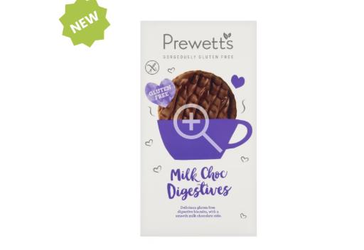 Prewett's Milk Chocolate Digestives Gluten Free Biscuits