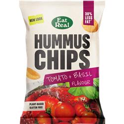 Eat Real Hummus Chips Tomato & Basil