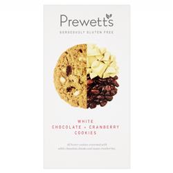 Prewetts Gluten Free - White Chocolate & Cranberry Cookies
