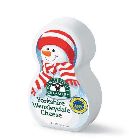 Cheese Wensleydale Snowman