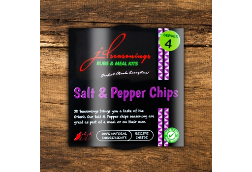 JD Seasonings Salt + Pepper Chips