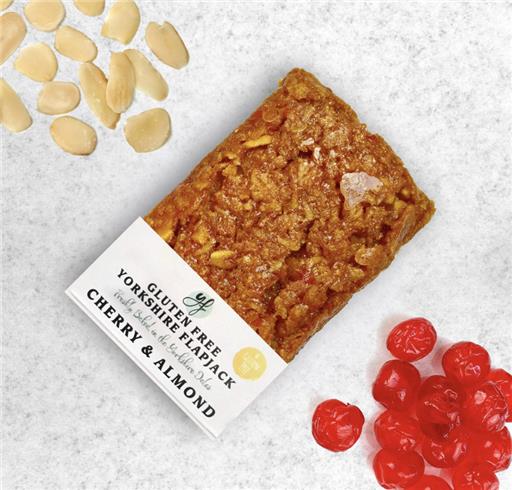 Yorkshire Flapjack Gluten Cherry & Almond