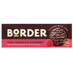 Border dark Chocolate Raspberry Biscuits