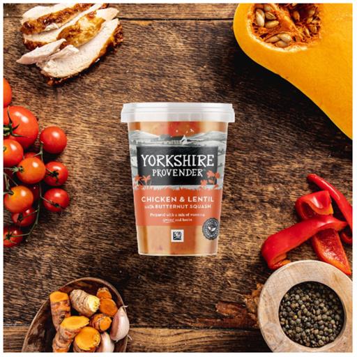 Soup Chicken & Lentil With Butternut Squash