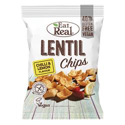 Eat Real Lentil Chips Chilli & Lemon Chips