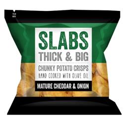 Slabs  Matured Cheddar & OnionFlavour 80g