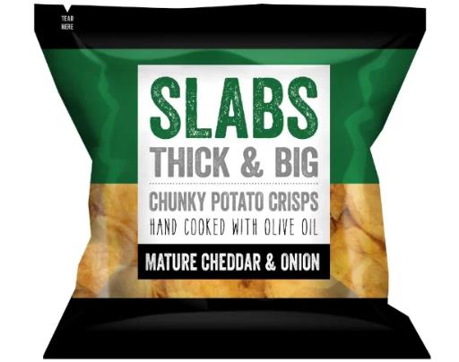 Slabs  Matured Cheddar & OnionFlavour 80g