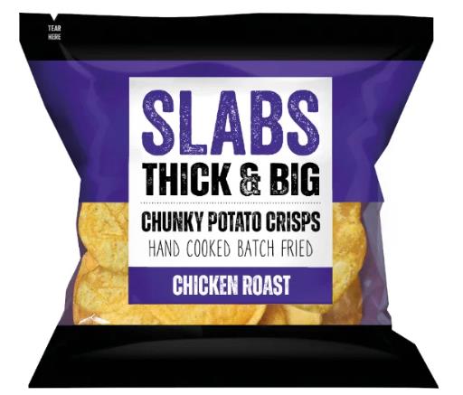 Slabs Chicken Roast Chunk Chips