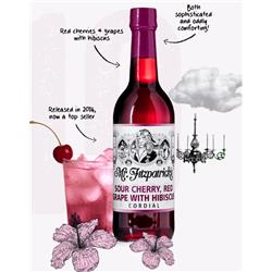 Mr Fitzpatrick Cordial Sour Cherry, Red Grape & Hibiscus