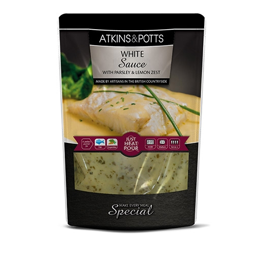 Atkins & Potts White Sauce With Parsley & Lemon