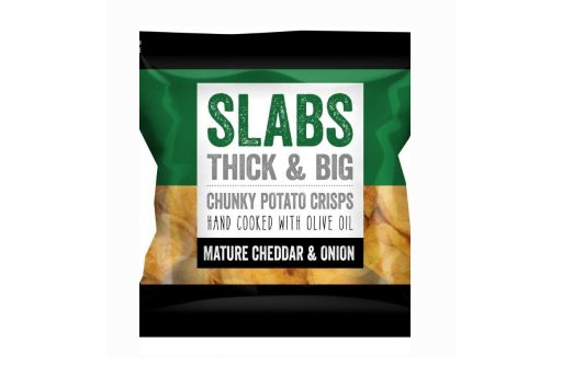 Slabs  Matured Cheddar & OnionFlavour 80g
