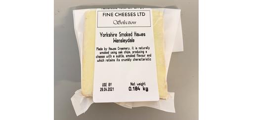 Cheese Hawes Oak Smoked Wensleydale