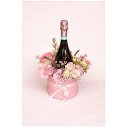Flowers - Blush & Bubbles Hatbox