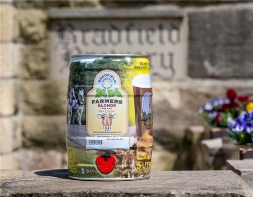 Bradfield Brewery Farmers Blonde Mini Keg - ABV 4.0%