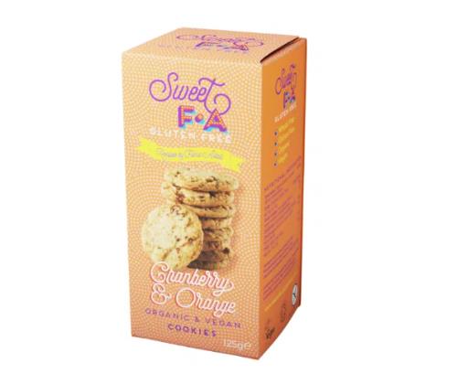 Sweet F.A Cranberry & Orange Gluten Free Biscuits