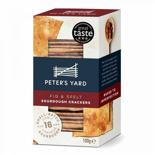 Peters Yard Fig & Spelt Sourdough Crackers