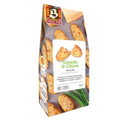 Buiteman Gouda & Chive Biscuits