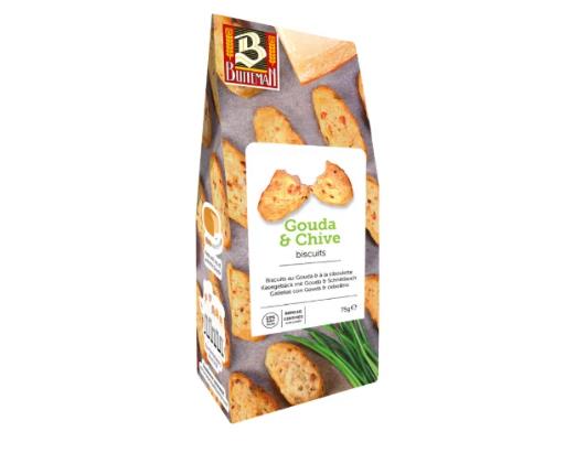 Buiteman Gouda & Chive Biscuits