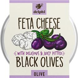 Olives Black With Feta Cheese
